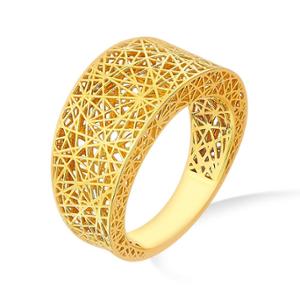 Buy 18 Karat Intricate Lattice Gold Ring