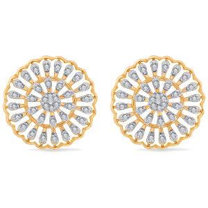 Buy 18 Karat Gold & Diamond Earrings