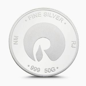Buy 50 Gram Silver Coin