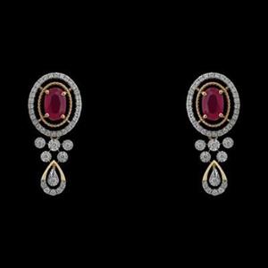 Buy 18 Karat Gold & Diamond Earrings