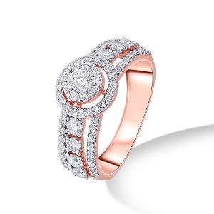 Buy 14 Karat Gold & Diamond Ring