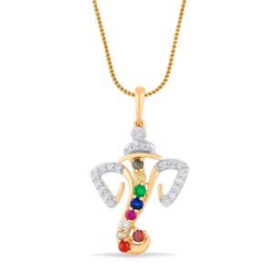 Buy 18 Karat Gold & Diamond Pendant