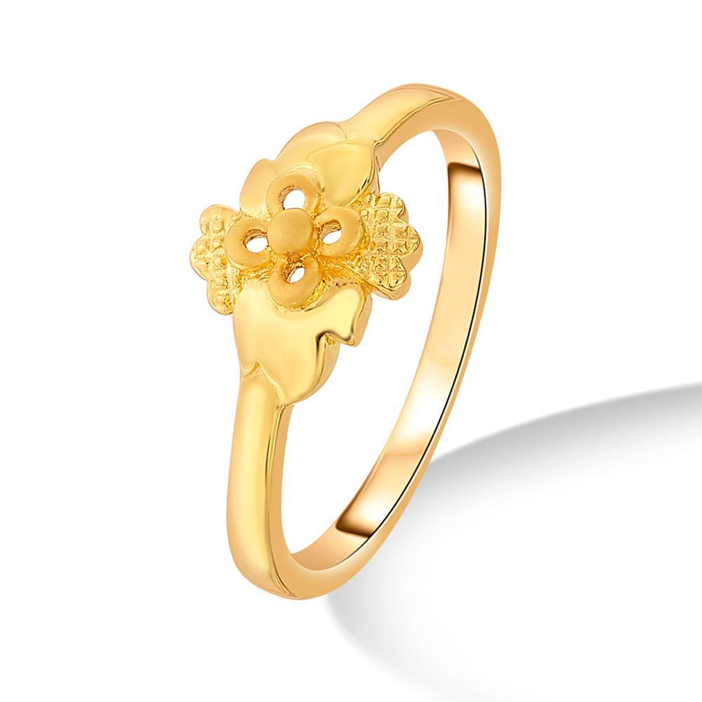 Buy Ethereal Floral Gold Ring
