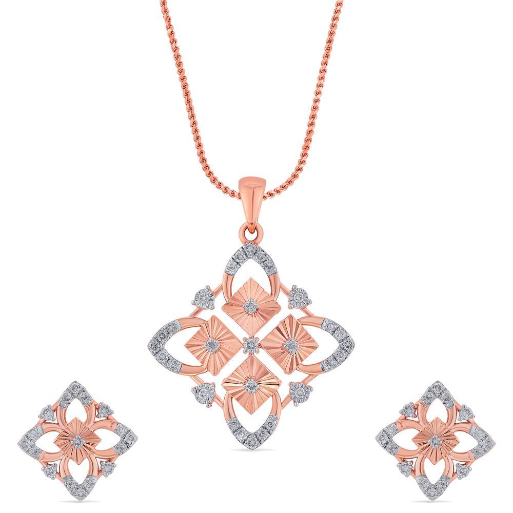Buy Aella Diamond Pendant Set