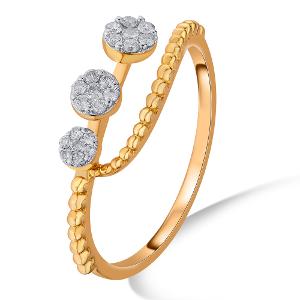 Buy 14 Karat Gold & Diamond Ring