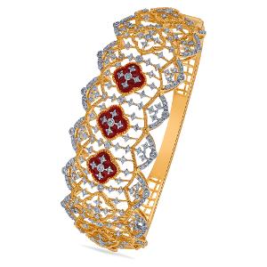 Buy 14 Karat Gold & Diamond Bracelet