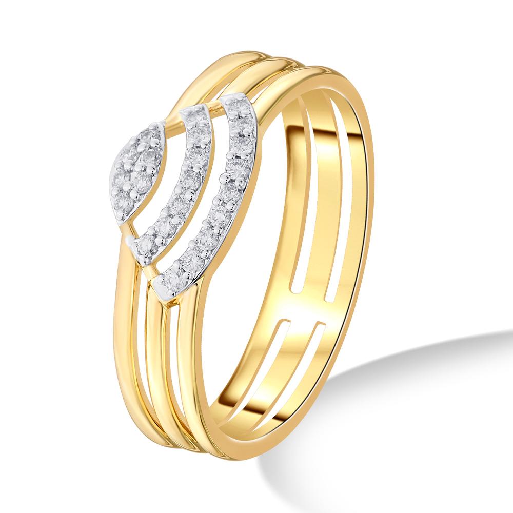 Buy 14 Karat Gold & Diamond Ring