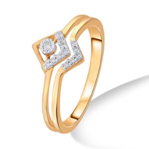 Buy 14 Karat Gold & Diamond Ring