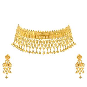 Buy 22 Karat Gold Necklace Set