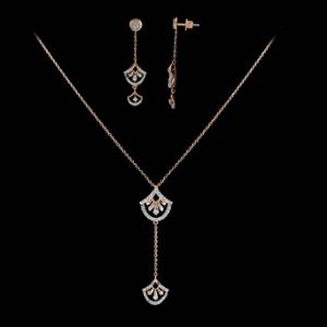 Buy 14 Karat Gold & Diamond Necklace Set