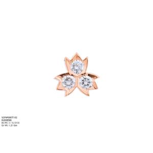 Buy 22 Karat Gold & Diamond Nose Pin