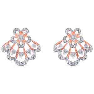 Buy 14 Karat Gold & Diamond Earrings