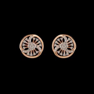 Buy 18 Karat Gold & Diamond Earrings