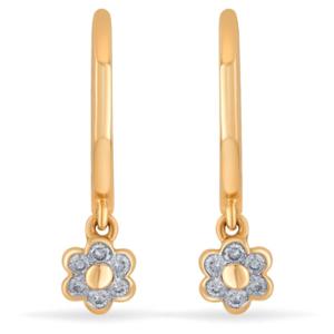 Buy Bloom of Joy Diamond Hoop Earrings