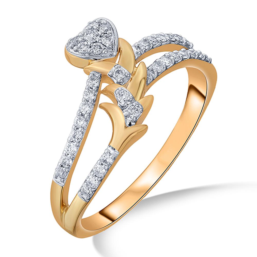 Gleaming Heart Ring | Diamond - Reliance Jewels