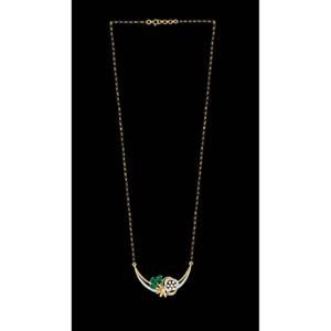 Buy 18 Karat Gold & Diamond Mangalsutra