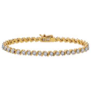 Buy 18 Karat Gold & Diamond Bracelet
