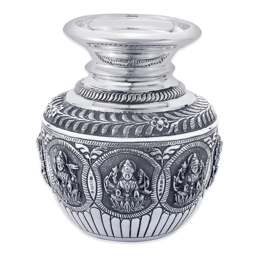 Buy 925 Purity Silver Ashthalaxmi Kalash
