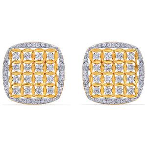 Buy 14Kt Gold & Diamond Earrings