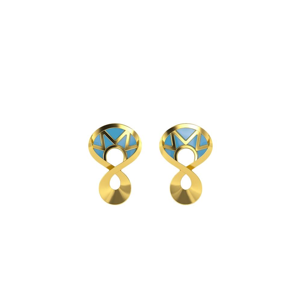 Buy Symphonic Swirl Stud Earrings