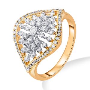 Buy 14 Karat Gold & Diamond Ring
