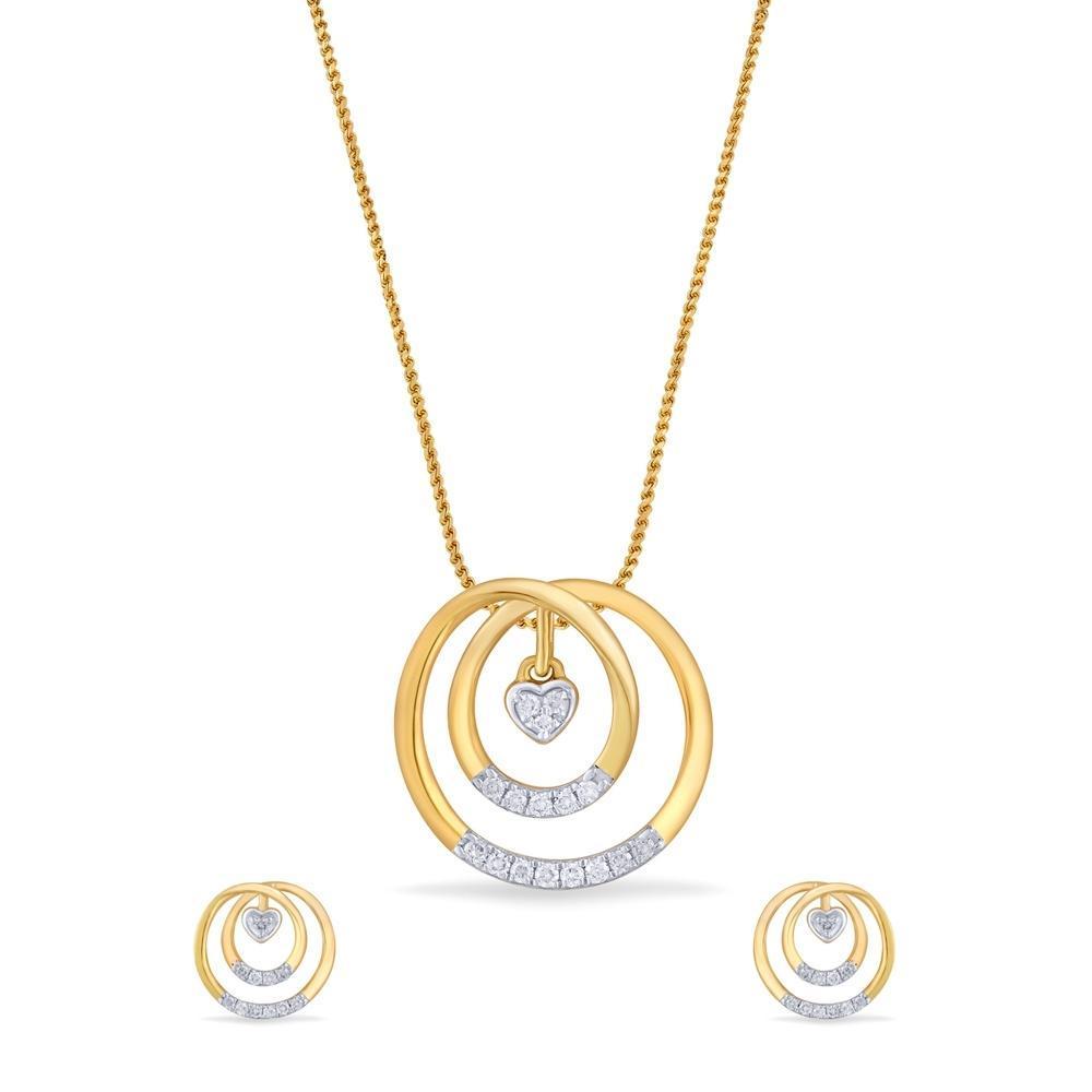 Buy Endless Love Diamond Pendant Set