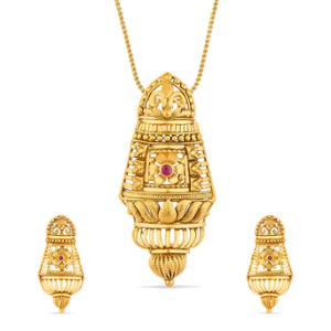 Buy 22 Karat Gold Pendant Set