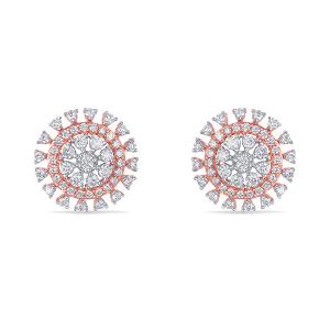 Buy 14 Karat Gold & Diamond Earrings