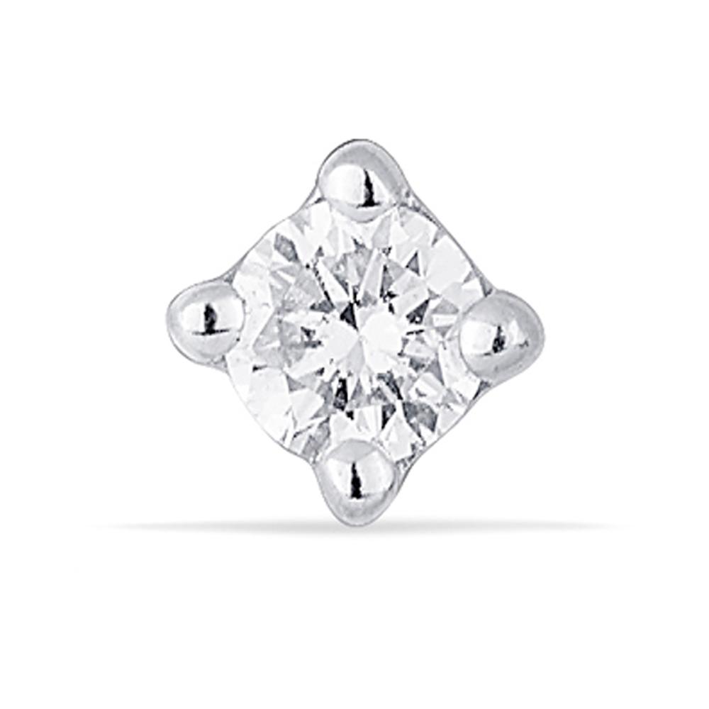 Buy 14 Karat Gold & Diamond Nose Pin