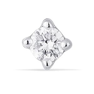 Buy 14 Karat Gold & Diamond Nose Pin