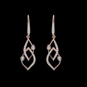 Buy 18 Karat Gold & Diamond Earrings