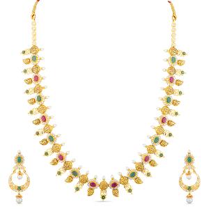 Buy 22 Karat Gold Necklace Set