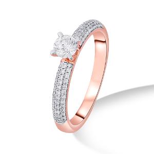 Buy 14 Karat Gold & Diamond Ring