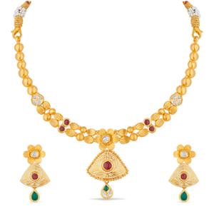 Buy 22 Karat Gold Necklace Set