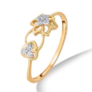 Buy Assymetric Flower Ring