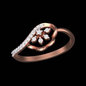 Buy 14 Karat Gold & Diamond Ring