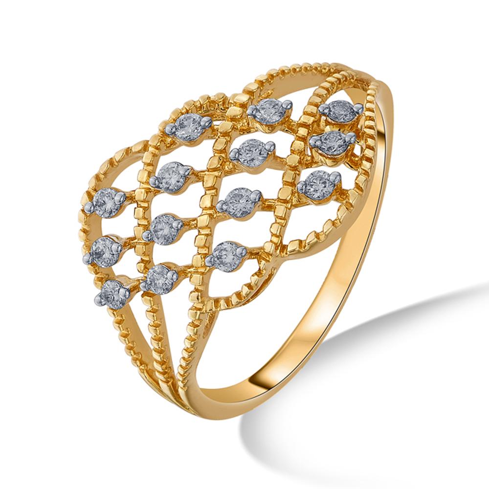 Buy 14Kt Gold & Diamond Ring