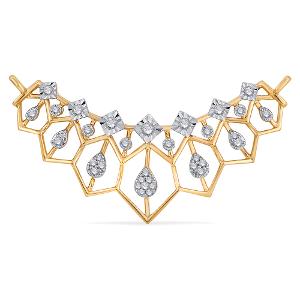 Buy 18 Karat Gold & Diamond Mangalsutra