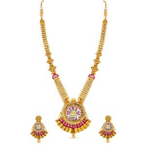 Buy 22 Karat Gold Necklace Set
